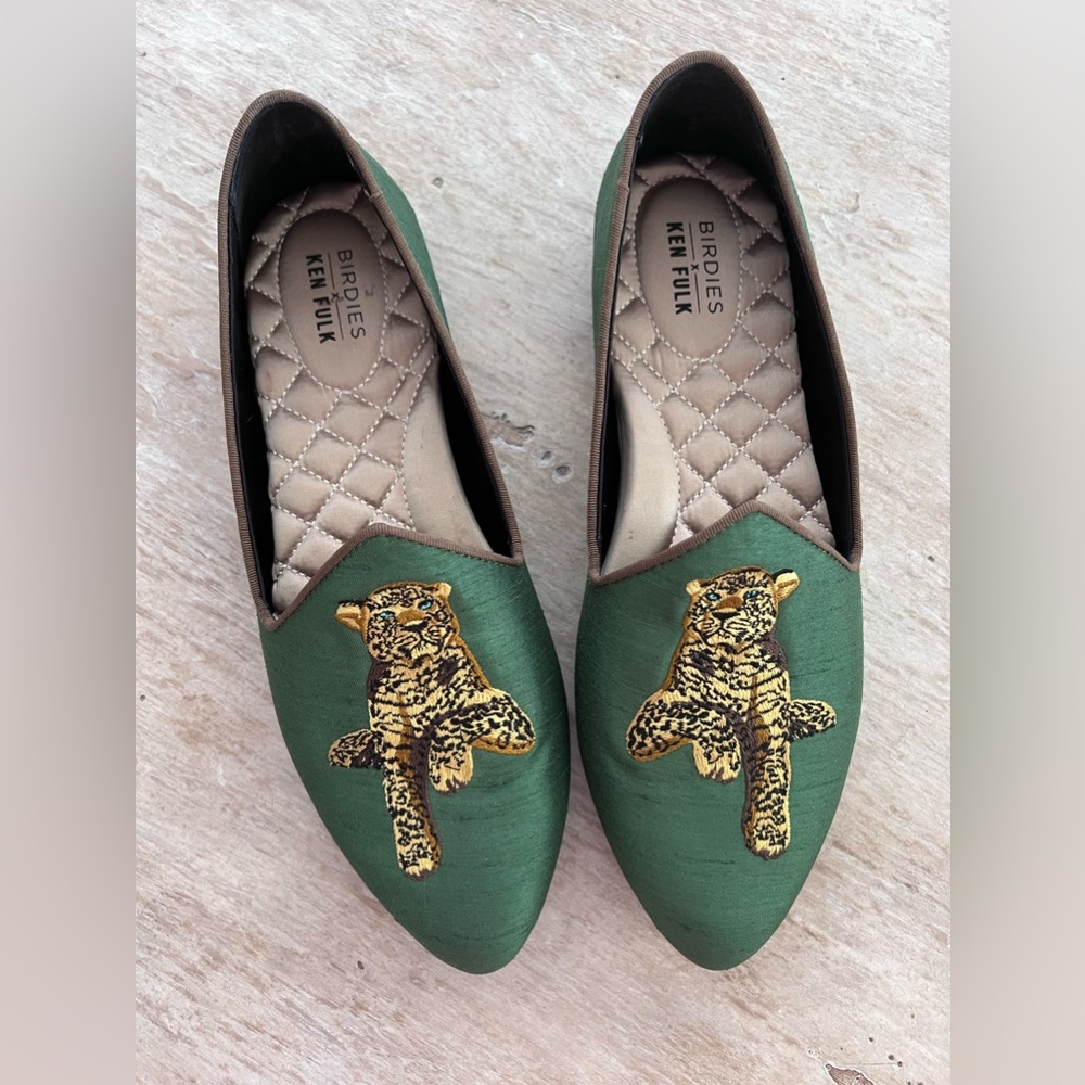 Birdies X Ken Fulk slip on shoe flats  size 7 EUC
